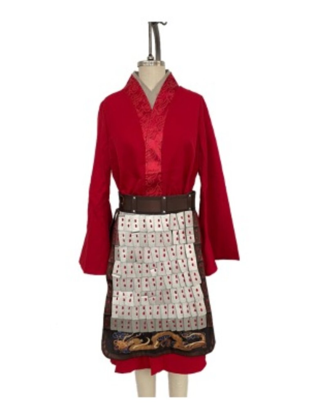Disney Mulan Hero Deluxe Red Costume – Officially Licensed | Adult